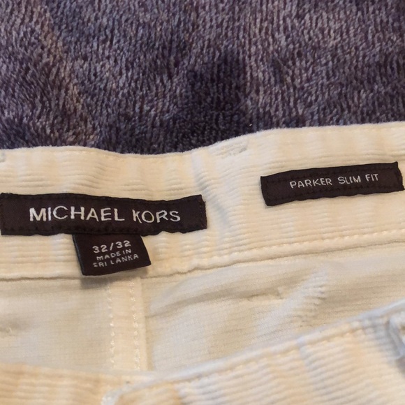 Michael Kors corduroy pants 32/32 in ivory. - Picture 3 of 4